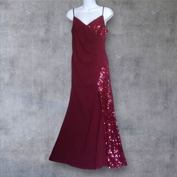 Ever-Pretty Women's V-Neck  Sequin Mermaid Floor-Length Evening Dress XXL - Picture 2 of 14